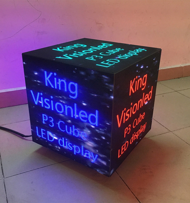 Wyświetlacz 3d Led Cube Dynamiczny wyświetlacz LED Retail Light Cube P3 576x576