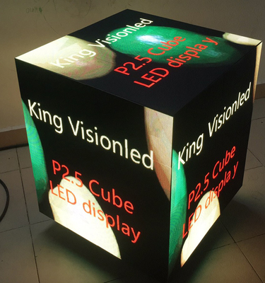 640x640mm Wyświetlacz LED Magic Cube Efekt 3d SMD2121 Duży kwadrat reklamowy 2,5 mm