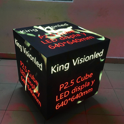 Wewnętrzne panele ścienne wideo 4k P2.5 Reklama Kostka Rubika z magnesami