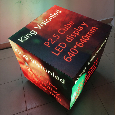 Wewnętrzne panele ścienne wideo 4k P2.5 Reklama Kostka Rubika z magnesami