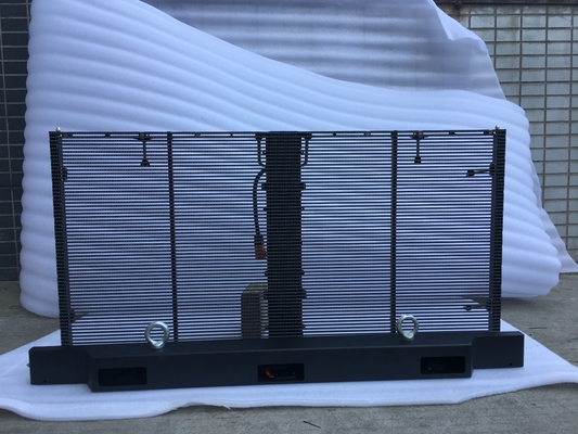 Szklana ściana LED Kurtyna Temperatura pracy -10 ~ 40 ℃ Wyświetlacz łatwej instalacji