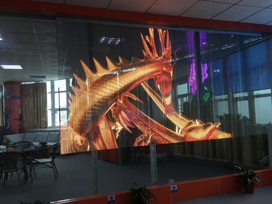 Przezroczysty panel Led 4K Led Video Wall Tiles P3.91 Aluminiowa reklama reklamowa