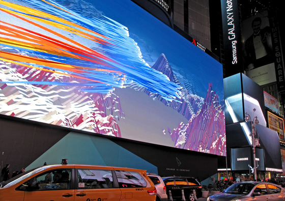 Kamery CCTV Reklama Billboard LED Konstrukcja stalowa P8 Zewnętrzna powłoka proszkowa 45m