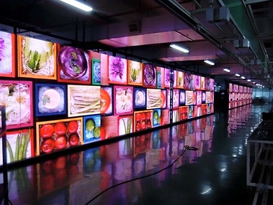 Supermarket Full Color Indoor 4k LED Video Wall TV Screen do koncertu na scenie