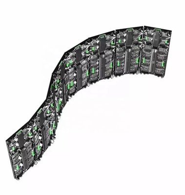 Wypożyczalnia Wydarzenia Panel Zewnętrzny ekran LED na scenie 500x1000mm P3.91 Reklamowa ściana wideo