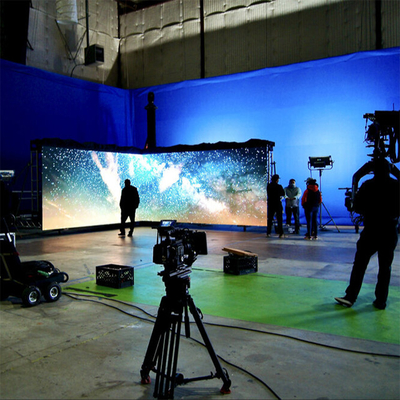 Wciągający ekran Vfx Vp Virtual ProductionMovie Studio Wall 7680hz Hd P2.6 Wewnętrzny wyświetlacz LED