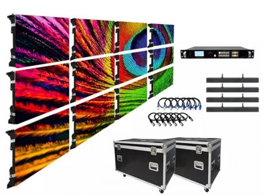 500x500mm Odlewany ciśnieniowo panel aluminiowy Wewnętrzny kolorowy wyświetlacz LED P2.6 P2.9 P3.91