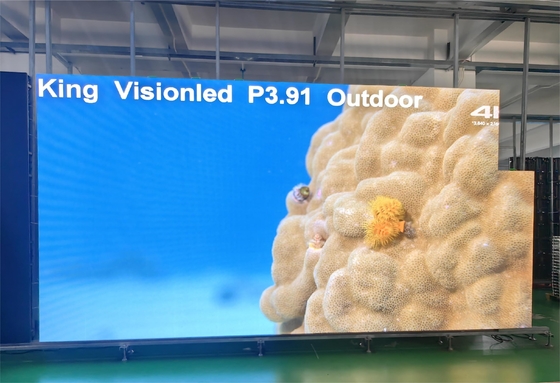 Ściana wideo LED King Vision Wewnętrzna, zewnętrzna pojemnościowa P3.91 Wypożyczanie paneli ekranowych LED