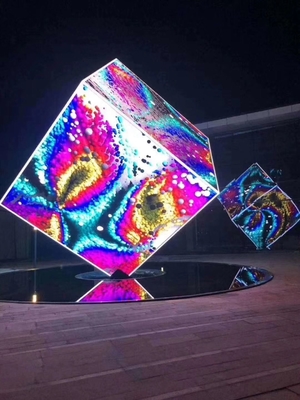 Wysoka rozdzielczość 384*384mm P3 Panel wewnętrzny typu Cube King Visionled
