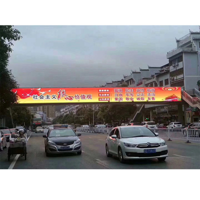 P5 P6 Ekran reklamy zewnętrznej LED Tianqiao Corridor P8 Zewnętrzny dwustronny ekran LED