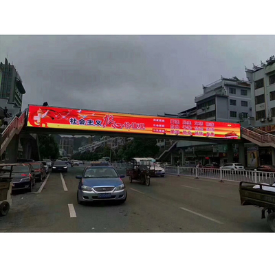 P5 P6 Ekran reklamy zewnętrznej LED Tianqiao Corridor P8 Zewnętrzny dwustronny ekran LED