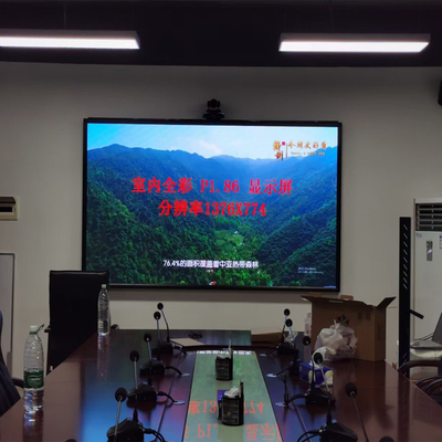 Shenzhen P1.86 Kryty 4K LED Wymiana ściany wideo Wyświetlacz LCD z efektem łączenia ekranu