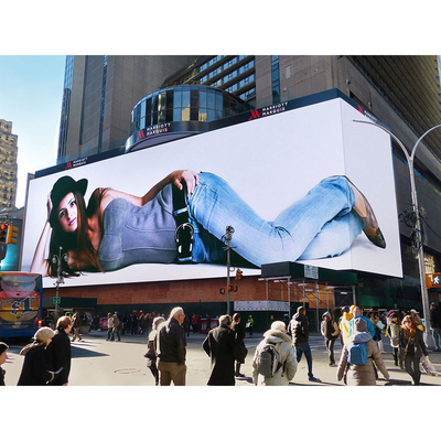 Wyświetlacz 16x9 SMD P6 Dooh 10ftx12ft Led Outdoor Tv Billboard Duży wodoodporny