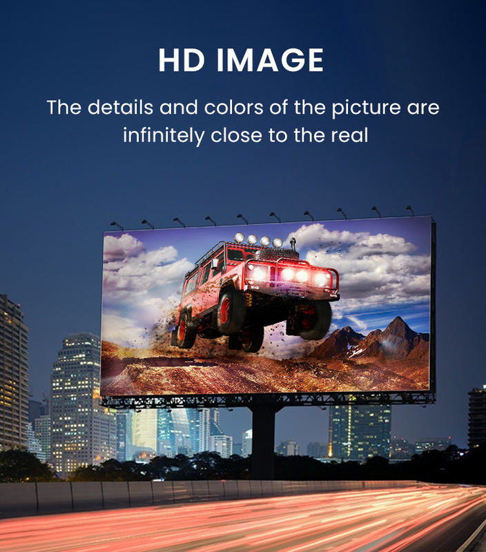 HD w pełnym kolorze duży znak zewnętrzny budynek reklamowy ekran LED P4 P8 P10